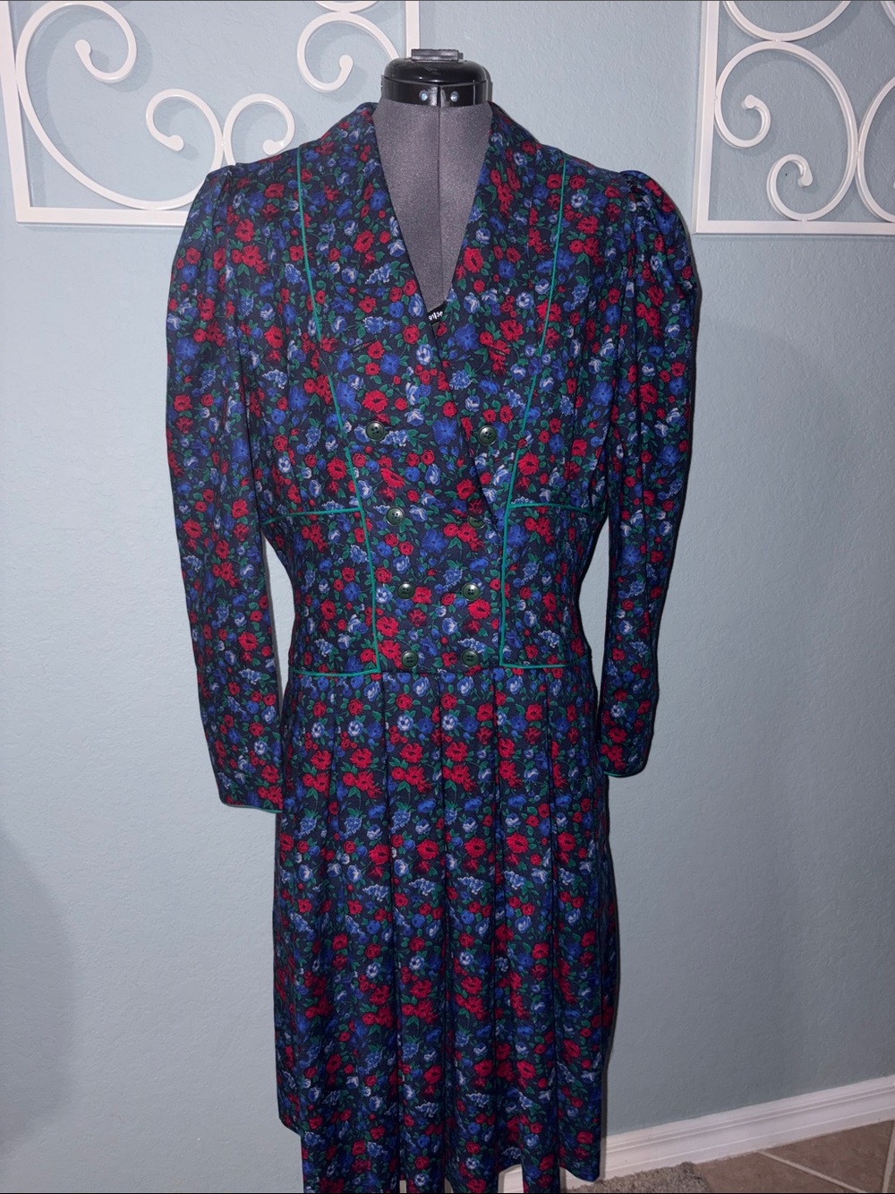 RARE HTF Vintage German Manfred Schneider lambswool cashmere dress
